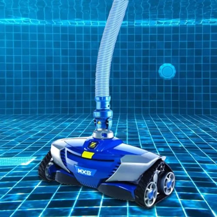 Zodiac Hydraulischer Poolreiniger MX8, Boden und Wände, Raupenantrieb, Für Becken bis max. 12 x 6 m, W70668 – Bild 2
