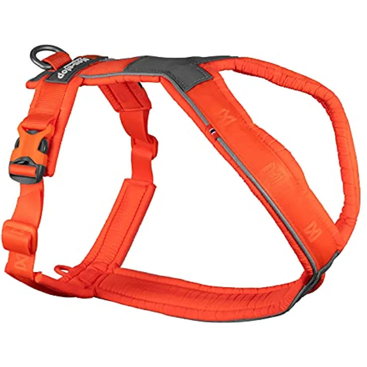 Non-stop dogwear Line Harness 5.0 |218| Führ- und Alltagsgeschirr, Orange, Größe G 2 – Bild 1