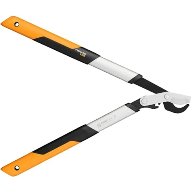 Fiskars PowerGear X Bypass-Getriebeastschere für frisches Holz, Antihaftbeschichtet, Gehärteter Präzisionsstahl, Länge 57 cm, Schwarz-Orange, LX92-S, 1020186 – Bild 7