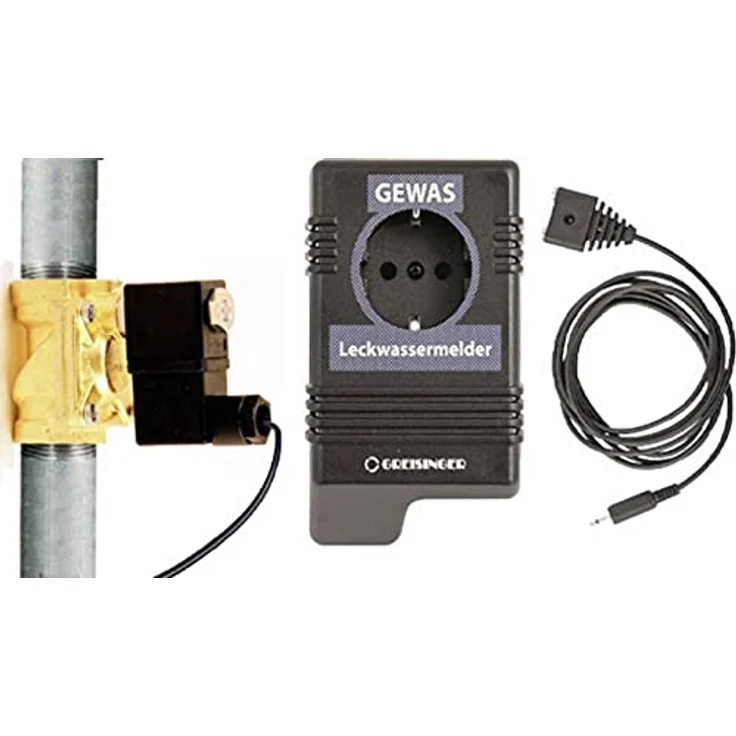 Greisinger GEWAS 191 AN-M-1/2, Wassermelder mit externem Sensor, netzbetrieben, Art.-Nr. 482756 – Bild 1