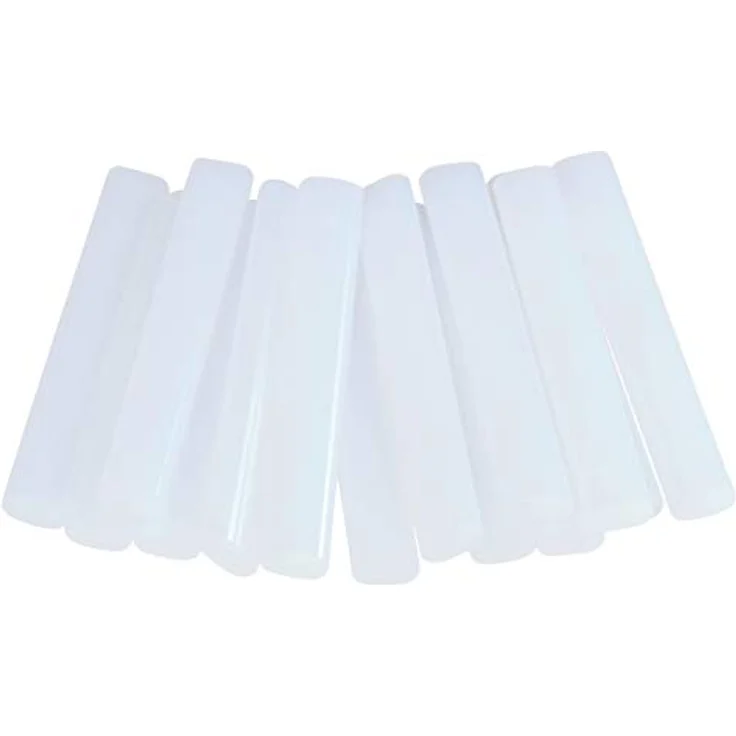 Rapid Niedertemperatur Klebesticks Transparent Universal, 16 Ovale Klebesticks 94mm Länge, zum Basteln und Dekorieren, für Niedertemperatur Klebepistole – Bild 3