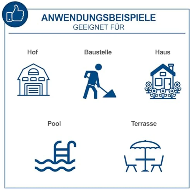 Scheppach Hochdruckreiniger HCE1400 mit Selbstansaugfunktion | 1400W Leistung | max. 110 bar Druck | Quick-Connect-System | 3m Hochdruckschlauch | inkl. Reinigungslanze & Zubehör – Bild 2