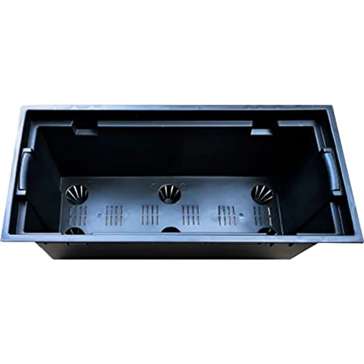 Macetero color antracita, con depósito, colección FURU, de 58 x 18 x 49,8 cm, capacidad de 12 L. – Bild 4