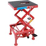 TrutzHolm Motorradheber 135 kg Hebebühne, hydraulisch verstellbar von 340 - 870 mm, mit Sicherheitsstangen und rutschfester Plattform