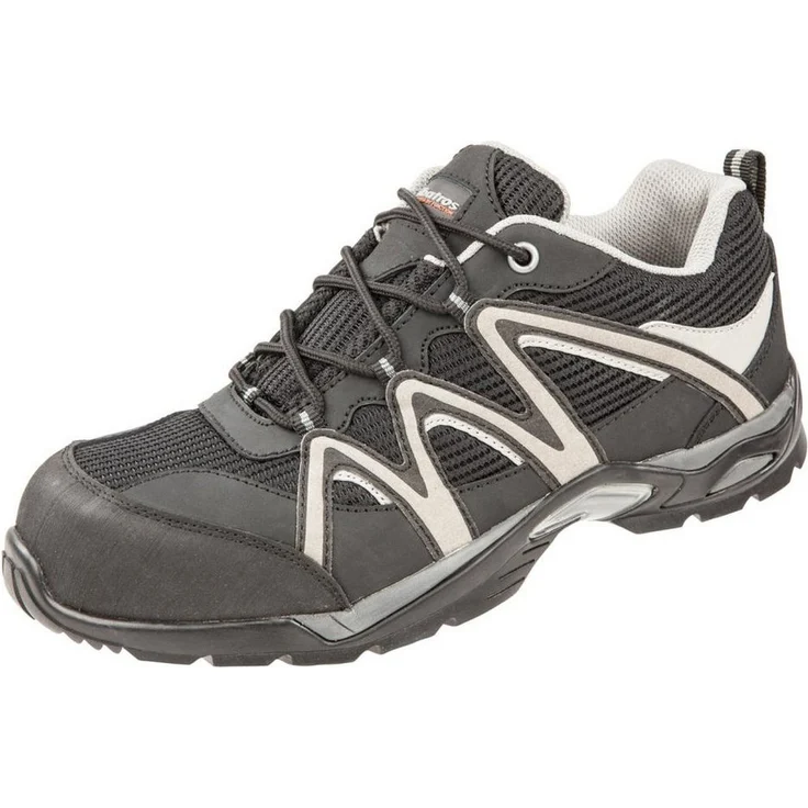 forum® Schuh 641390, S1P, Gr. 44 Sicherheitsschuh, TPU-Torsionsschutz, schwarz-grau – Bild 1