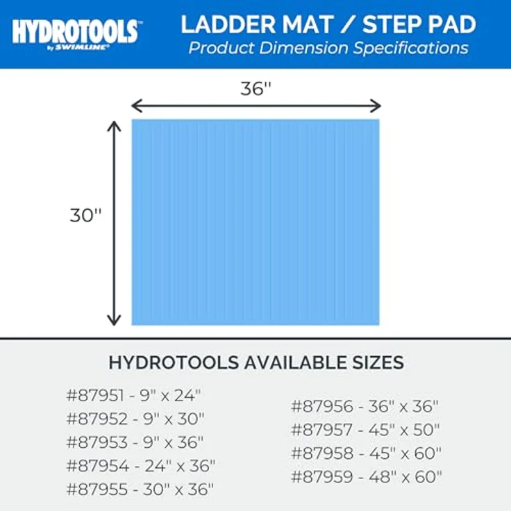 Swimline Hydro Tools Schutz Pool Leiter Matte und Pool Schritt Pad – Bild 4