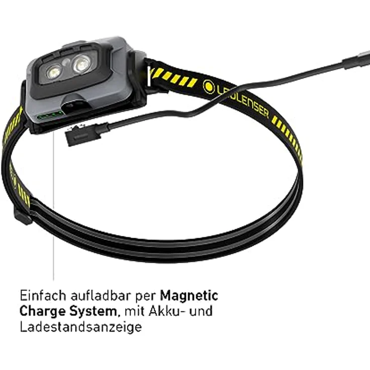 Ledlenser HF4R Work, Stirnlampe mit 500 lm, rot – Bild 3