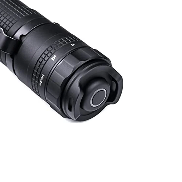 Nextorch TA30C MAX, taktische Taschenlampe mit 3000 ANSI Lumen, USB-C Akku 5000mAh, wasserdicht IPX8, stroboskopfähig, schwarz – Bild 2