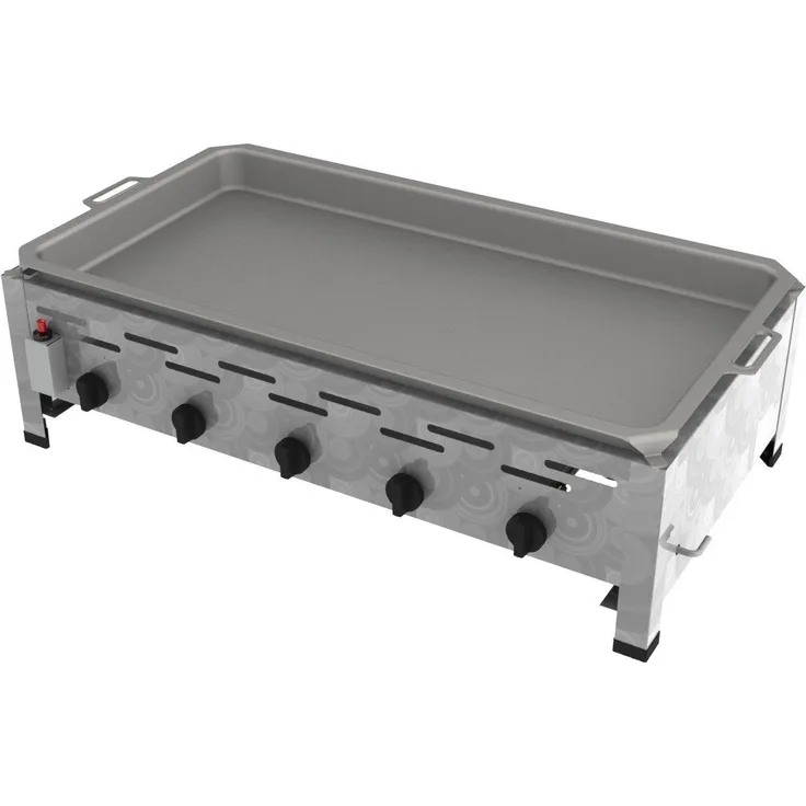 ChattenGlut Gasgrill ChattenGlut Gastrobräter 22,5kW mit Edelstahlpfanne, Wirtschaftlich und vielseitig einsetzbar, in Edelstahl-Finish