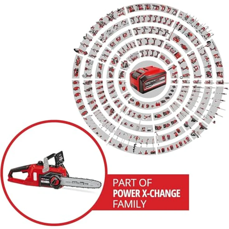 Einhell 18 V Akku-Kettensäge FORTEXXA 18-30 Power X-Change, Solo-Gerät ohne Akku, ohne Ladegerät – Bild 2