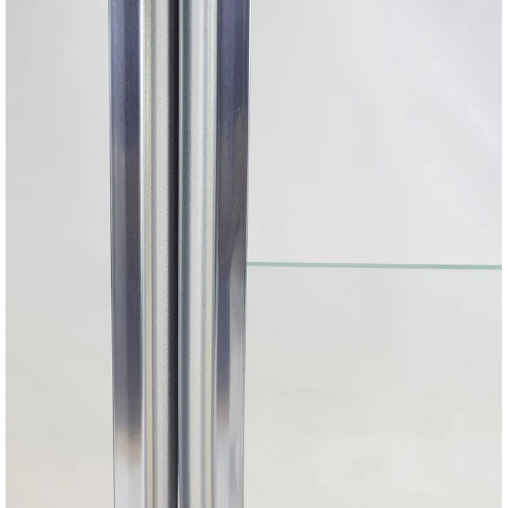 Breuer Magnetduschdichtungen 90°, 2010 mm, transparent, mit integrierter Magnetleiste für 6 mm Sicherheitsglas, 2er Set