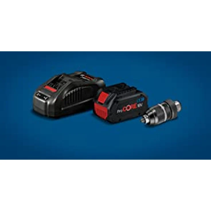 Bosch Professional 18V System Akku-Bohrhammer GBH 18V-28 CF (mit SDS plus, 3,3 J Schlagenergie, inkl. Schnellspannbohrfutter, 2x 8.0Ah ProCORE-Akku, Ladegerät, 3 Betriebsmodi, in L-BOXX) – Bild 2