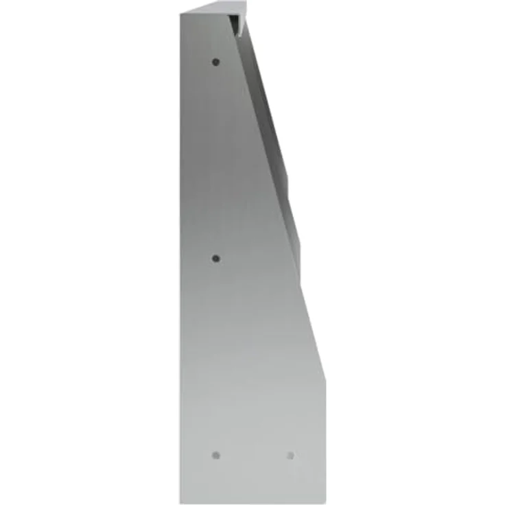 vidaXL Beetumrandung Stützmauer, 4er Set, modulare Stützmauer aus verzinktem Stahl, wetterfest, Silber, 60 x 12 x 30 cm – Bild 7