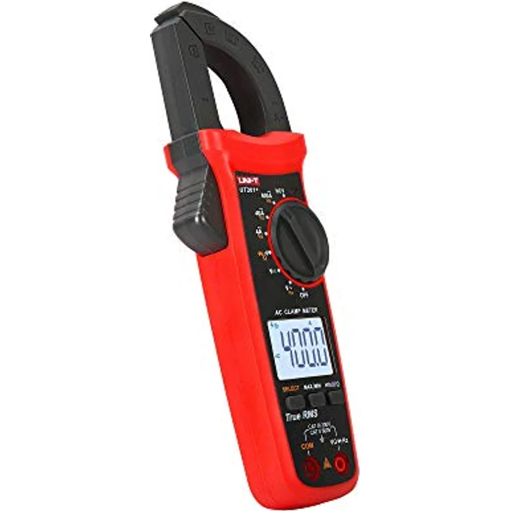 UNI-T Zangenmessgerät UT201+/MIE0400, Digitales Multimeter für AC/DC Spannungsmessung, True RMS, 400A, Widerstandstest bis 40 MOhm – Bild 3