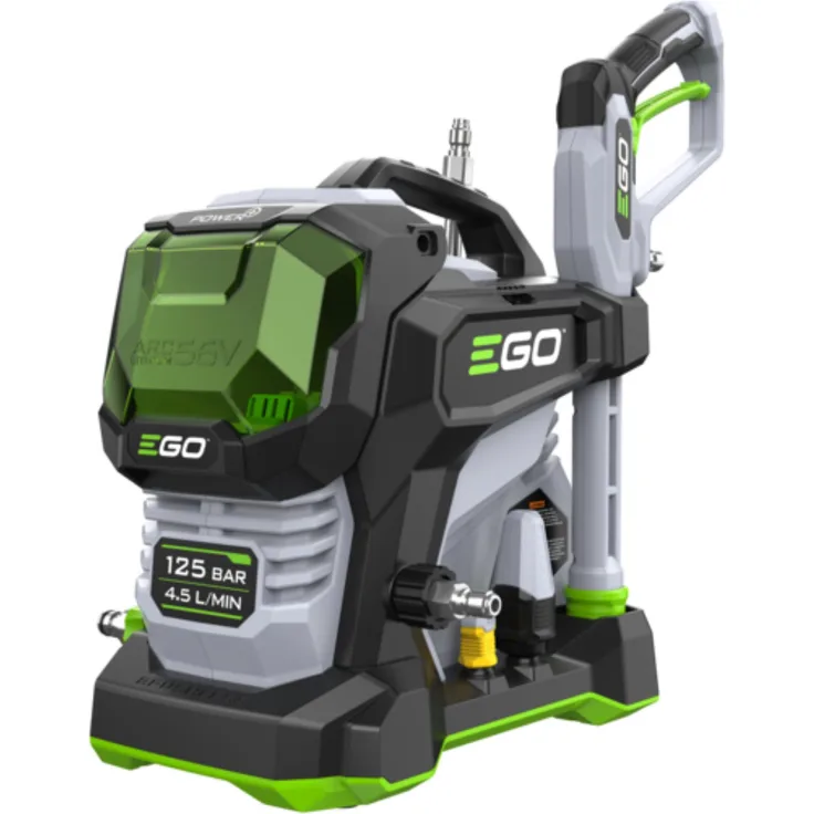 EGO HPW1800E, Akku-Kompakt Hochdruckreiniger mit 125 bar Reinigungskraft und umfangreichem Zubehör