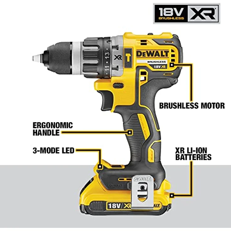 DeWalt DCD796D2-QW Akku-Schlagbohrschrauber 18V – Bild 2