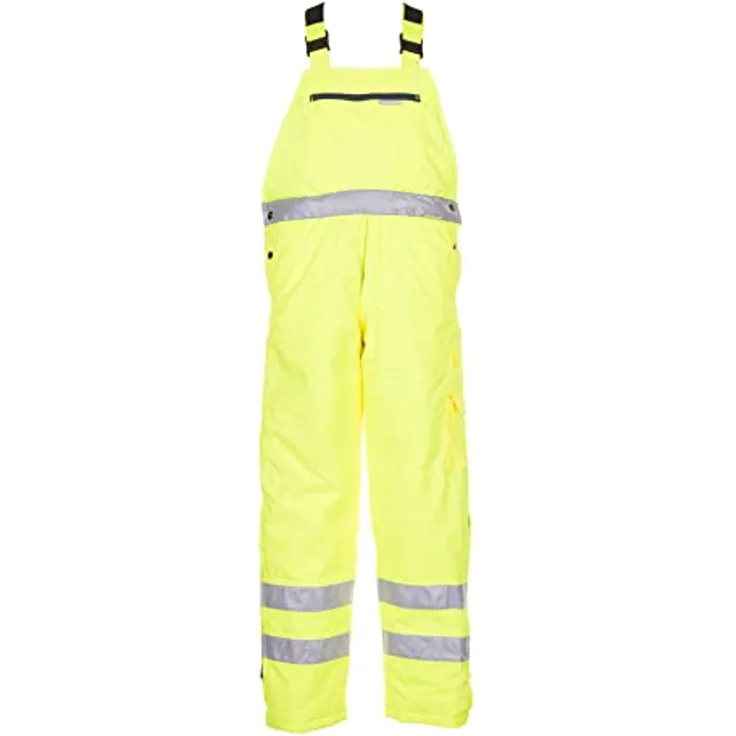 Warnschutz Winterlatzhose uni gelb Größe M