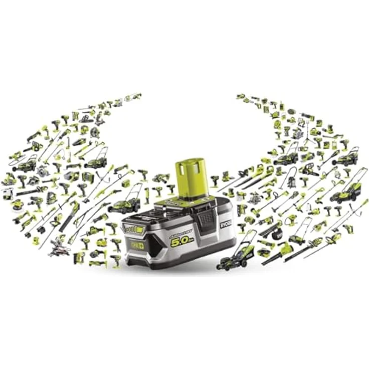 RYOBI 18 V ONE+ Akku-Schlagbohrschrauber R18PD32-1C20G, 2-Gang-Getriebe mit 50 Nm Drehmoment, 24 Drehmomentstufen, 13 mm Schnellspannbohrfutter, inkl. 2,0Ah Akku und Ladegerät – Bild 8