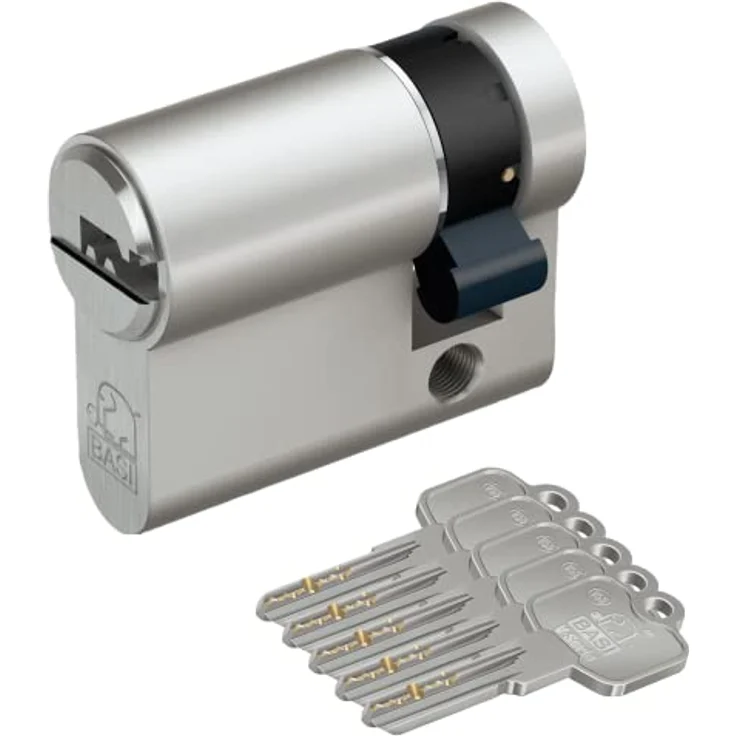 BASI Tresor Schlüsselschrank (Spar-Set) mit 100 Haken, PZ-Vorrichtung, H550xB380xT80 mm, Set inklusive Halbzylinder – Bild 5