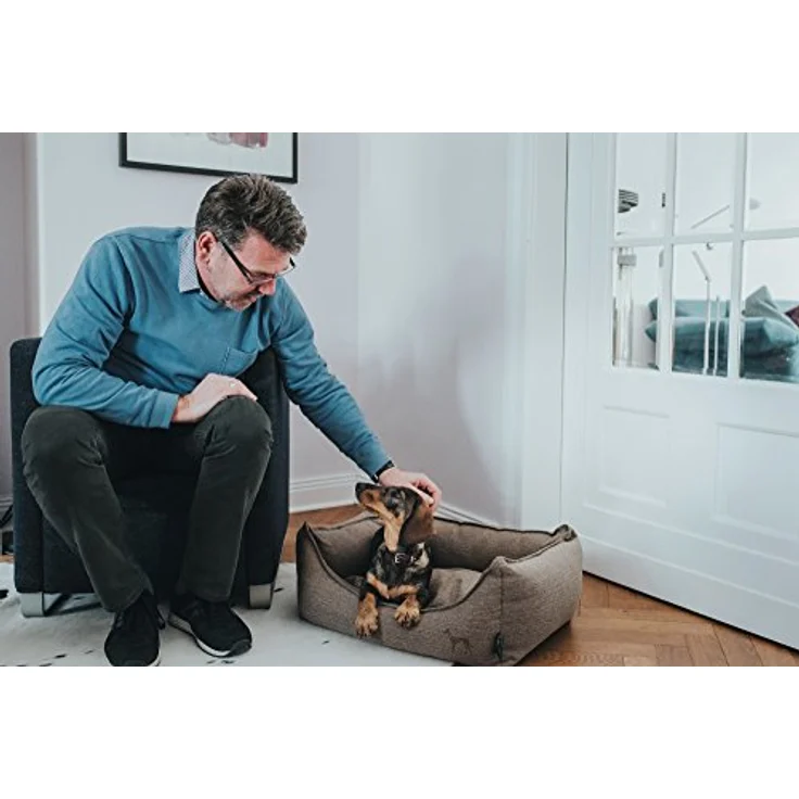 Hunter Hunde-Sofa Livingston braun S – 60x45 cm – Bild 2