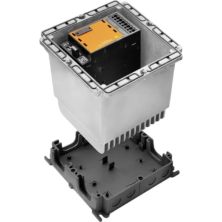 Weidmüller 8000044520 FP PRO TOP1 48/10 2M Verteiler-Box, flexibel, IP65, Grau