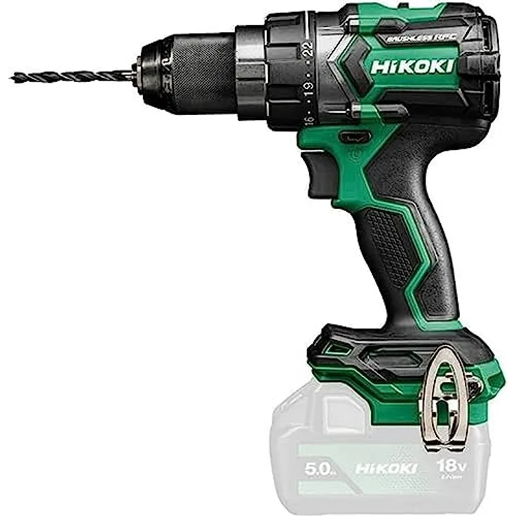 HIKOKI Hitachi DS18DC Akkuschrauber, 18 V, Brushless Motor, 136 Nm, ohne Akku