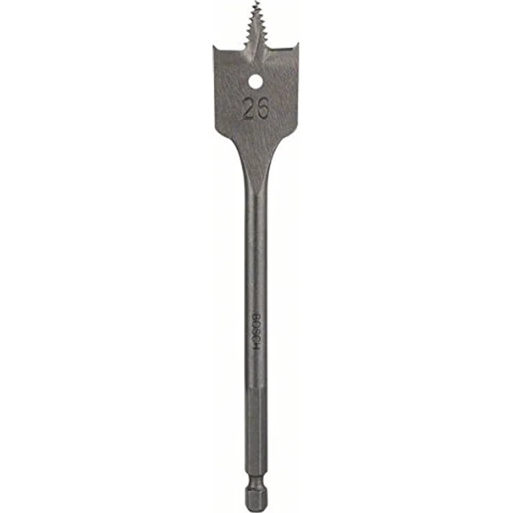 Bosch DIY Flachfräsbohrer Self Cut, Holzbohrer mit 1/4"-Sechskantschaft, Ø 26 mm, selbstzentrierende Gewindespitze – Bild 2