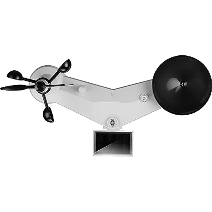 Bresser Wetterstation Funk 7-in-1 mit Außensensor, Profi W-LAN Wetter Center für UV-Pegel, Windgeschwindigkeit, Temperatur, Luftfeuchtigkeit und Niederschlag, 8 Zoll Farb-Display – Bild 4