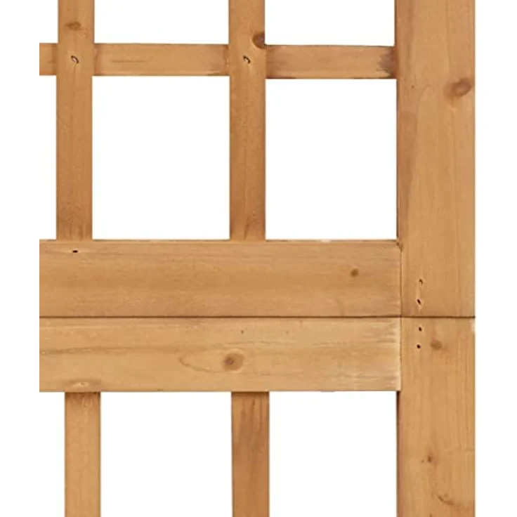 VidaXL 6-tlg. Paravent-Spalier Massivholz Tanne 242,5x180 cm – Bild 5
