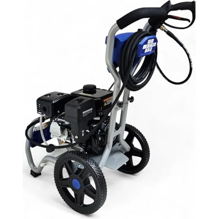 ANNOVI REVERBERI Benzin Hochdruckreiniger Dampfstrahler, max. 200 bar, 6,5 PS Motor, 196 CCM, 5 Düsen, Fördermenge 11 L/min – Bild 7