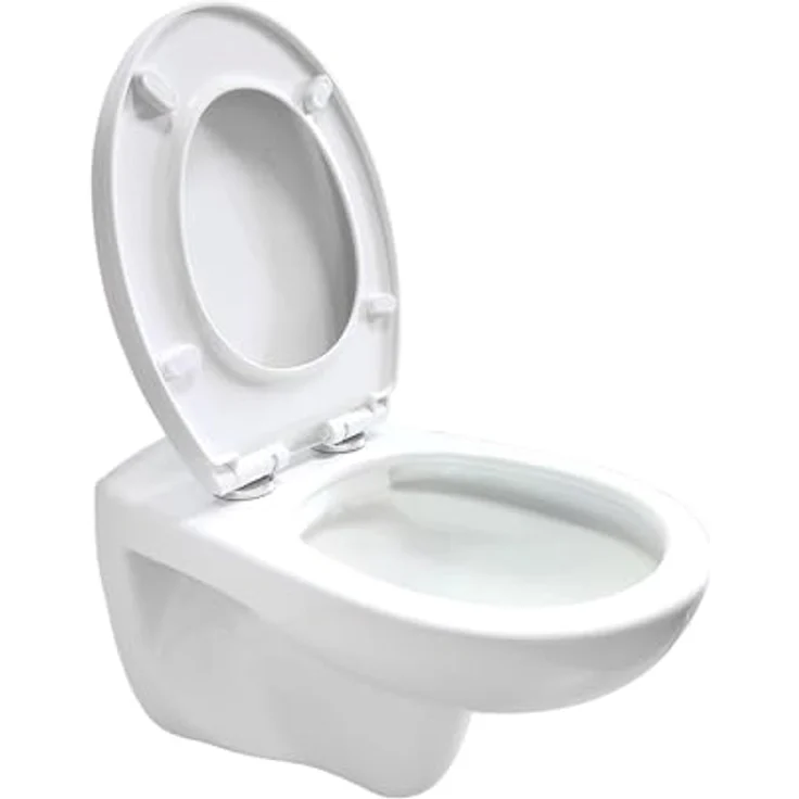 Geberit Komplettset Wand Hänge WC Spülrandlos, Deckel, Vorwandelement, Schallschutz, Betätigungsplatte – Bild 2