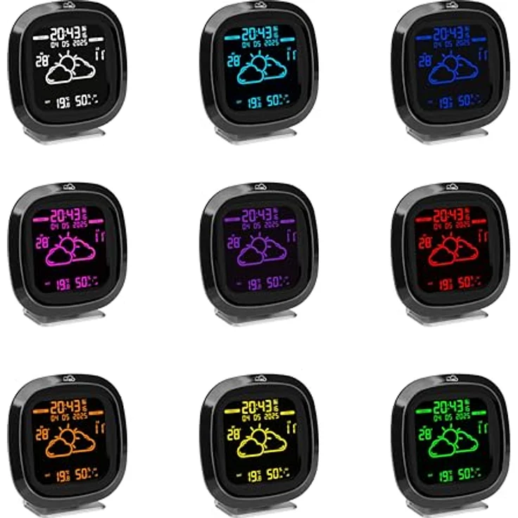 TFA TFAme 35.8102.01 WLAN Wetterstation, professionelle Wettervorhersage, invertiertes Display, Schwarz – Bild 5