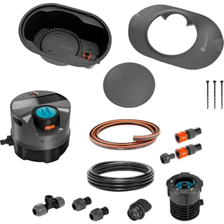 GARDENA AquaPrecise Bewässerungssteuerung, solarbetriebene All-in-One Lösung für Rasenflächen bis 320 m² mit Bluetooth App, unterirdisch installierbar – Bild 13