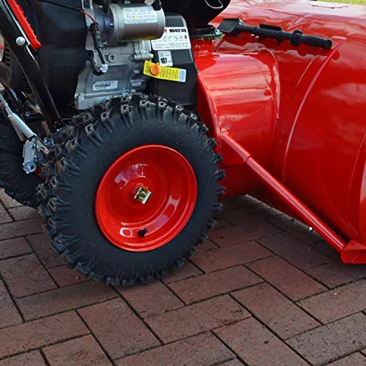 Hecht 9542 SQ, Benzin-Schneefräse mit 15 PS, Elektrostart, LED-Scheinwerfer, Griffheizung, 106 cm Arbeitsbreite, 51 cm Arbeitshöhe, 420 cm³, 15 m Wurfweite – Bild 8
