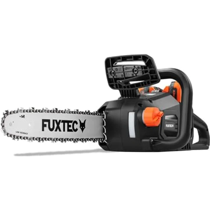 Fuxtec 40V Akku Kettensäge FX-E2KSSET – 14 Zoll Schwertlänge, 2x20Volt, 4,2 Kg leicht, 15 m/s Kettengeschwindigkeit, Akku & Ladegerät – Bild 3