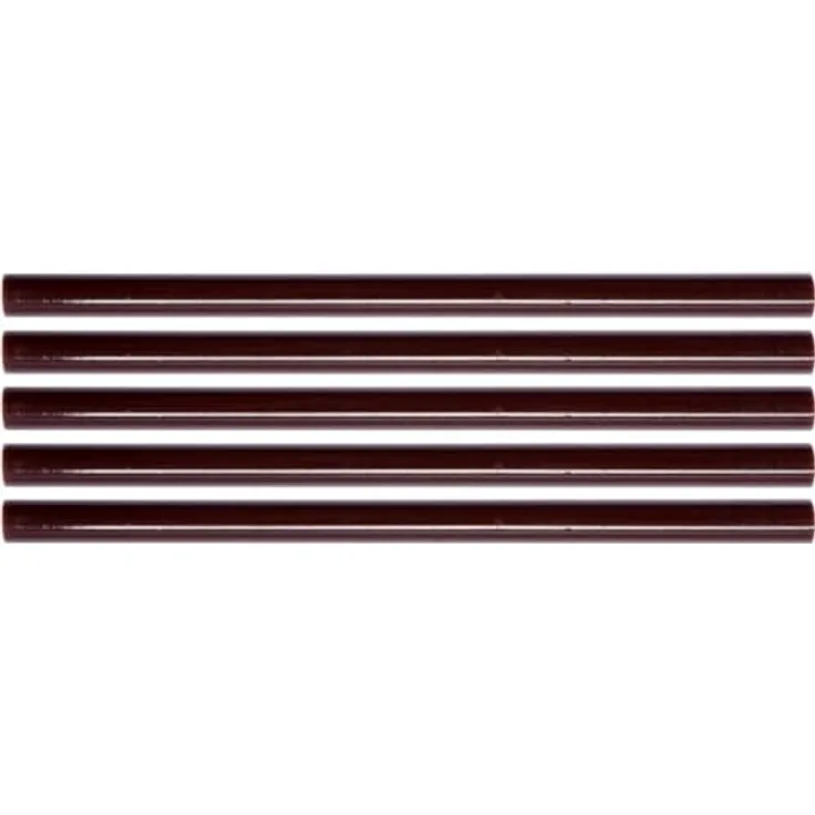 YATO Heißklebepatronen 11x200mm, 5 teiliges Set für Heißklebepistole, braun, universeller Klebstoff, Schmelzpunkt 85 °C, Haftfestigkeit 6000 MPAS
