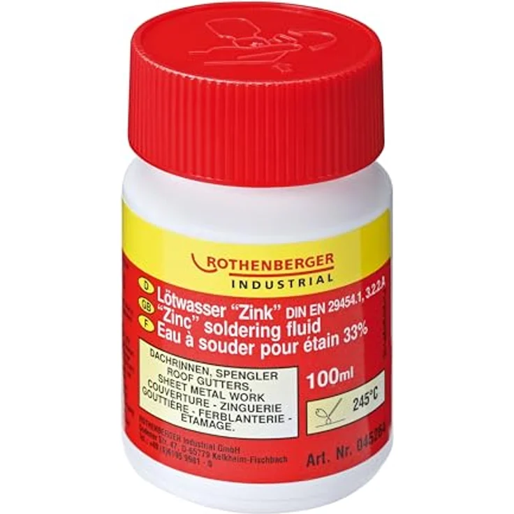 Rothenberger Lötwasser Zink 100 ml – Bild 2
