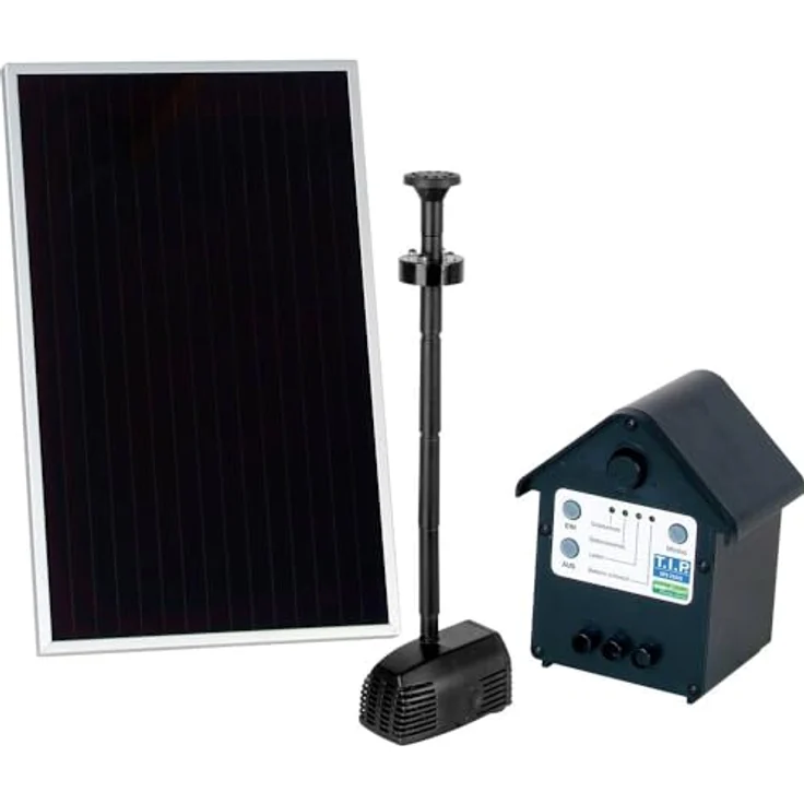 T.I.P. Solar Teichpumpe SPS 250/6, LED Beleuchtung, 3 W, bis 250 l/h Fördermenge für Gartenteich oder Springbrunnen – Bild 2