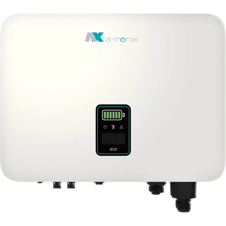 a-TroniX Hybridpower 8kW 3ph Hybrid-Wechselrichter, schwarz, transformatorlos mit Notstromfähigkeit und 2 MPP-Trackern
