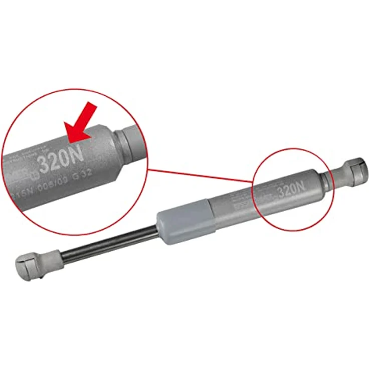 2 x SO-TECH® Kesseböhmer Kompressionsfeder Lift-O-Mat (verstärkte Ausführung) 320N (335N) für HSB Hochschwenkbeschlag – Bild 2