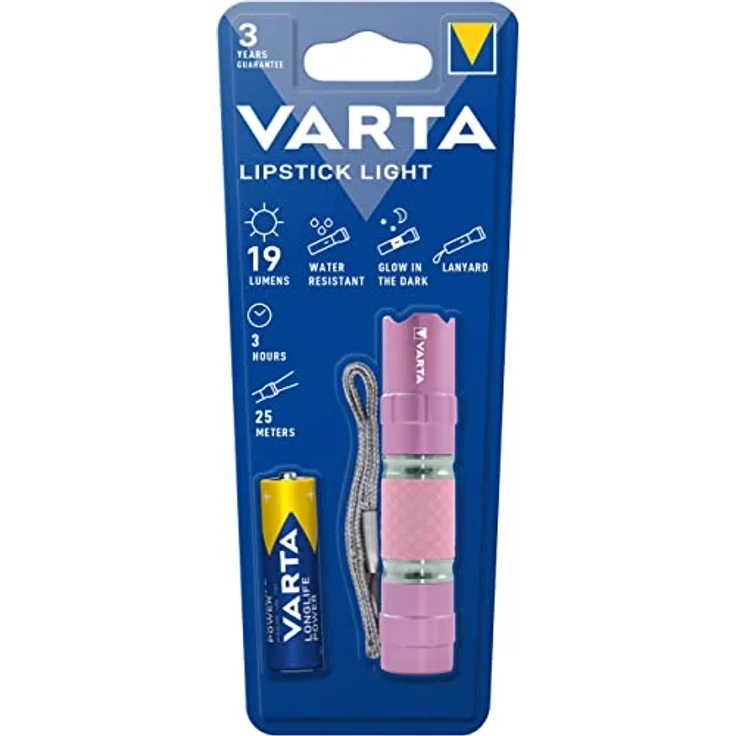 Varta Lipstick Light LED-Taschenlampe blau – Bild 3