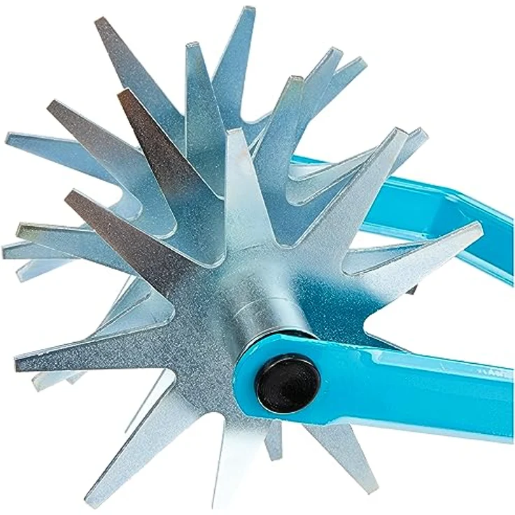 Gardena combisystem-Sternfräse: Gartenfräse zur Saatvorbereitung und Bodenlockerung, 14 cm Arbeitsbreite, aus hochwertigem Qualitätsstahl, Duroplast-beschichtet, Sternräder verzinkt (3196-20) – Bild 3