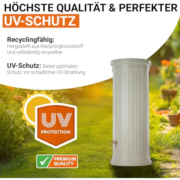 Garantia Säulentank 500 Liter - sandbeige – Bild 7