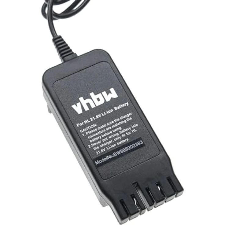 vhbw Ladegerät kompatibel mit Hilti SF 10W-A22 ATC, SF 6-A22, SF 6H-A22, SF 8M-A22, SCW 22-A, SD 5000-A22, SF 22-A, 21.6V Li-Ion-Akkus, 1 Steckplatz, schwarz – Bild 1