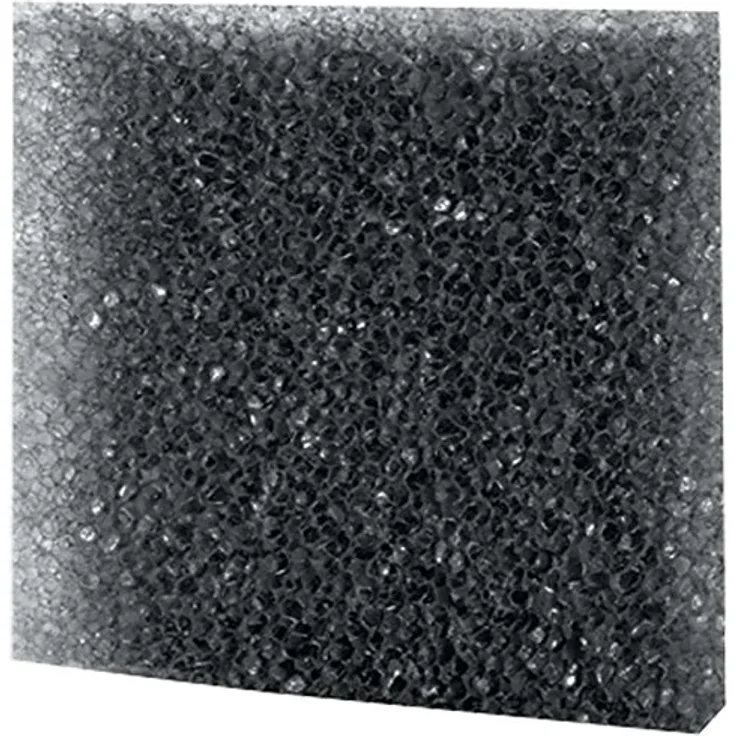 Hobby 20482 Filterschaum, schwarz grob, 50 x 50 x 2 cm, ppi 10