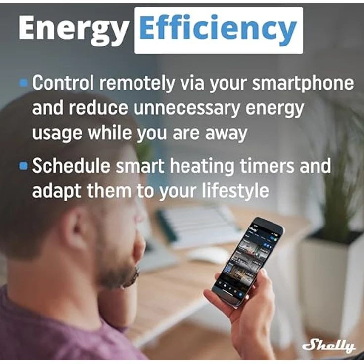 Shelly Blu TRV & Blu Gateway Gen3, Bluetooth & Zigbee Smart Thermostatventil mit präziser Temperaturregelung, Boost-Modus und Sprachsteuerung für Alexa & Google Home (2 Stück) – Bild 5