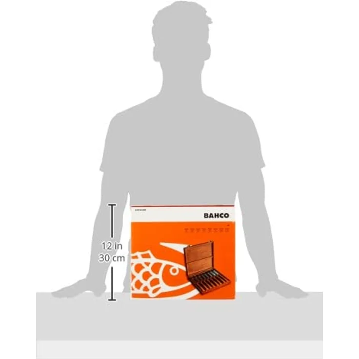 Bahco 424P-S8-EUR IR424P-S8-EUR Stechbeitel-Satz 6-10-12-16-18-25-32-36mm 8-teilig in Holzbox – Bild 5