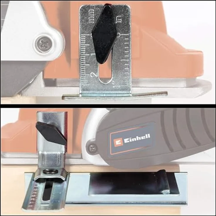 Einhell Elektrohobel TE-PL 900 (900 W, bis 3 mm Spantiefe, große Messerwelle, Fußplatte mit 3 V-Nuten, Softgrip, inkl. Parallelanschlag, Falztiefenanschlag, TCT-Hobelmesser) – Bild 5