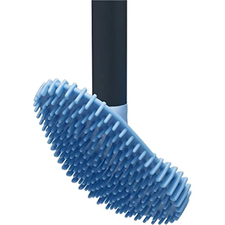 Tiger Swoop Toilettenbürste, flexibel und hygienisch, WC-Bürste mit integriertem Deckel, Farbe: Anthrazit – Bild 3