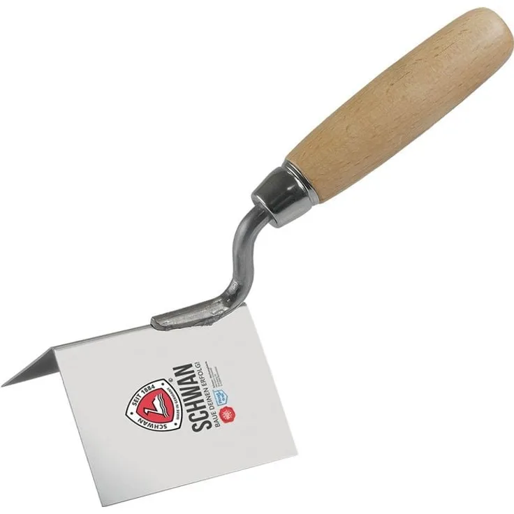 Schwan Außeneckenkellen B.60mm, rostfreier Stahl, 90 Grad, VE: 10 Stück